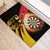 Germany Darts Rubber Doormat Flaming Dartboard Style - Wonder Print Shop