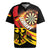 Germany Darts Rugby Jersey Flaming Dartboard Style - Wonder Print Shop