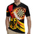 Germany Darts Rugby Jersey Flaming Dartboard Style - Wonder Print Shop