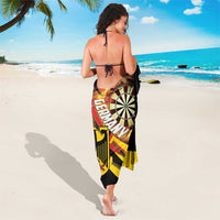Germany Darts Sarong Flaming Dartboard Style - Wonder Print Shop