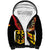 Germany Darts Sherpa Hoodie Flaming Dartboard Style - Wonder Print Shop