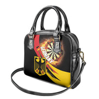 Germany Darts Shoulder Handbag Flaming Dartboard Style