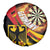 Germany Darts Spare Tire Cover Flaming Dartboard Style - Wonder Print Shop