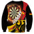 Germany Darts Sweatshirt Flaming Dartboard Style - Wonder Print Shop