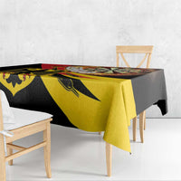 Germany Darts Tablecloth Flaming Dartboard Style - Wonder Print Shop