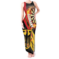 Germany Darts Tank Maxi Dress Flaming Dartboard Style - Wonder Print Shop