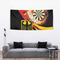 Germany Darts Tapestry Flaming Dartboard Style - Wonder Print Shop