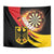 Germany Darts Tapestry Flaming Dartboard Style - Wonder Print Shop