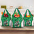 Personalised Ireland Darts Grocery Bag Irish Dartboard Mascot Shamrock Pattern