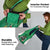 Personalised Ireland Darts Grocery Bag Irish Dartboard Mascot Shamrock Pattern