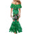 Personalised Ireland Darts Mermaid Dress Irish Dartboard Mascot Shamrock Pattern - Wonder Print Shop