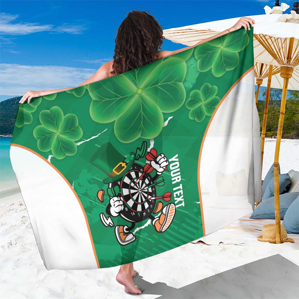Personalised Ireland Darts Sarong Irish Dartboard Mascot Shamrock Pattern - Wonder Print Shop