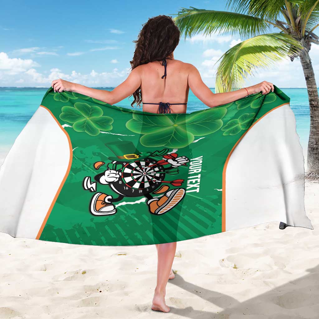 Personalised Ireland Darts Sarong Irish Dartboard Mascot Shamrock Pattern - Wonder Print Shop