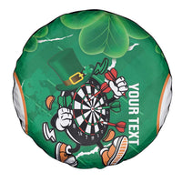 Personalised Ireland Darts Spare Tire Cover Irish Dartboard Mascot Shamrock Pattern - Wonder Print Shop