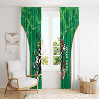 Personalised Ireland Darts Window Curtain Irish Dartboard Mascot Shamrock Pattern - Wonder Print Shop