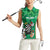 Personalised Ireland Darts Women Sleeveless Polo Shirt Irish Dartboard Mascot Shamrock Pattern - Wonder Print Shop