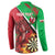 Personalised Wales Darts Button Sweatshirt Welsh Dragon - Grunge Style - Wonder Print Shop