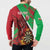 Personalised Wales Darts Button Sweatshirt Welsh Dragon - Grunge Style - Wonder Print Shop