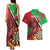 Personalised Wales Darts Couples Matching Tank Maxi Dress and Hawaiian Shirt Welsh Dragon - Grunge Style - Wonder Print Shop