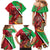 Personalised Wales Darts Family Matching Mermaid Dress and Hawaiian Shirt Welsh Dragon - Grunge Style - Wonder Print Shop