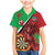 Personalised Wales Darts Family Matching Mermaid Dress and Hawaiian Shirt Welsh Dragon - Grunge Style - Wonder Print Shop