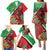 Personalised Wales Darts Family Matching Puletasi and Hawaiian Shirt Welsh Dragon - Grunge Style - Wonder Print Shop