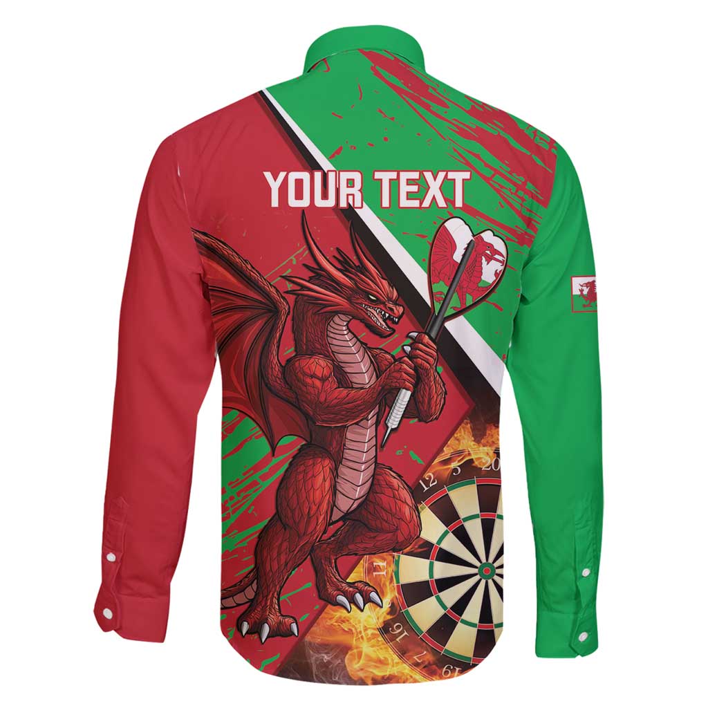 Personalised Wales Darts Family Matching Puletasi and Hawaiian Shirt Welsh Dragon - Grunge Style - Wonder Print Shop