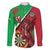 Personalised Wales Darts Family Matching Short Sleeve Bodycon Dress and Hawaiian Shirt Welsh Dragon - Grunge Style - Wonder Print Shop