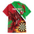 Personalised Wales Darts Family Matching Summer Maxi Dress and Hawaiian Shirt Welsh Dragon - Grunge Style - Wonder Print Shop