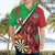 Personalised Wales Darts Hawaiian Shirt Welsh Dragon - Grunge Style - Wonder Print Shop