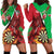 Personalised Wales Darts Hoodie Dress Welsh Dragon - Grunge Style - Wonder Print Shop
