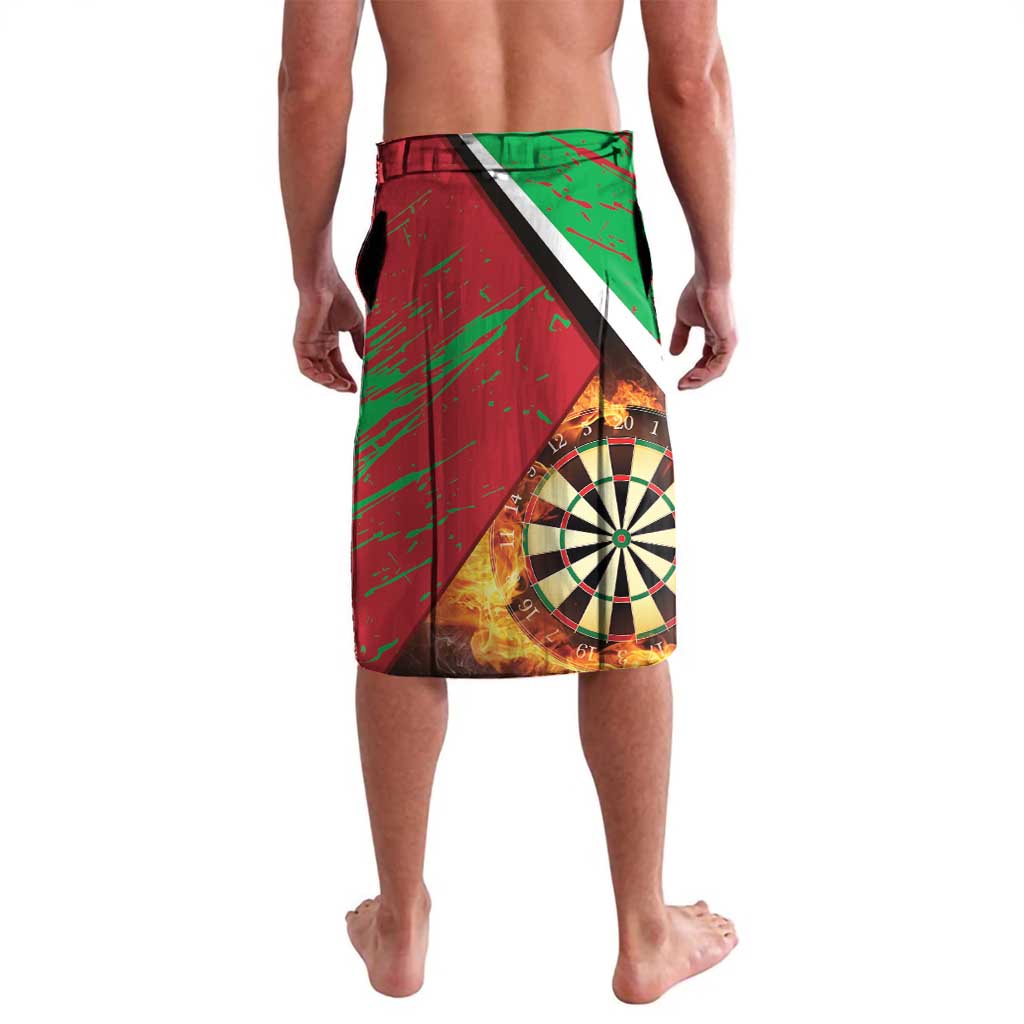 Personalised Wales Darts Lavalava Welsh Dragon - Grunge Style - Wonder Print Shop