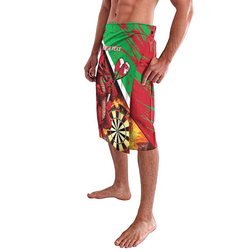 Personalised Wales Darts Lavalava Welsh Dragon - Grunge Style - Wonder Print Shop