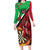 Personalised Wales Darts Long Sleeve Bodycon Dress Welsh Dragon - Grunge Style - Wonder Print Shop