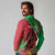 Personalised Wales Darts Long Sleeve Polo Shirt Welsh Dragon - Grunge Style - Wonder Print Shop