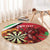 Personalised Wales Darts Round Carpet Welsh Dragon - Grunge Style