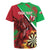 Personalised Wales Darts Rugby Jersey Welsh Dragon - Grunge Style - Wonder Print Shop