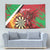 Personalised Wales Darts Tapestry Welsh Dragon - Grunge Style - Wonder Print Shop