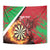 Personalised Wales Darts Tapestry Welsh Dragon - Grunge Style - Wonder Print Shop