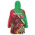 Personalised Wales Darts Wearable Blanket Hoodie Welsh Dragon - Grunge Style - Wonder Print Shop