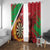Personalised Wales Darts Window Curtain Welsh Dragon - Grunge Style - Wonder Print Shop