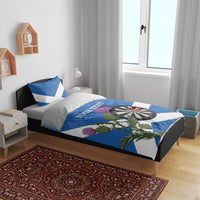 Personalised Scotland Darts Bedding Set Scottish Thistle - Flag Style - Wonder Print Shop