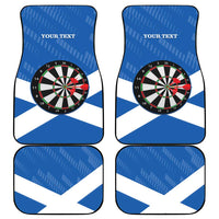 Personalised Scotland Darts Car Mats Scottish Thistle - Flag Style - Wonder Print Shop