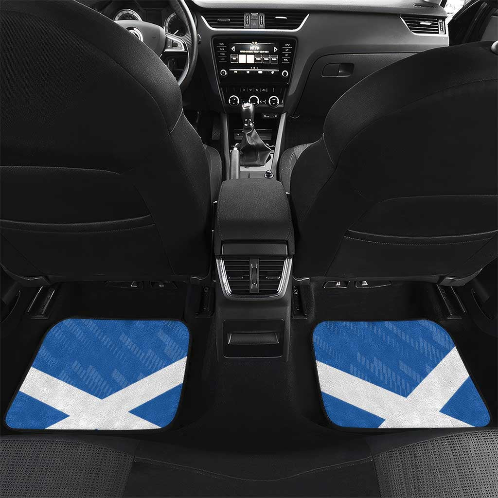 Personalised Scotland Darts Car Mats Scottish Thistle - Flag Style - Wonder Print Shop