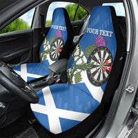 Personalised Scotland Darts Car Seat Cover Scottish Thistle - Flag Style - Wonder Print Shop