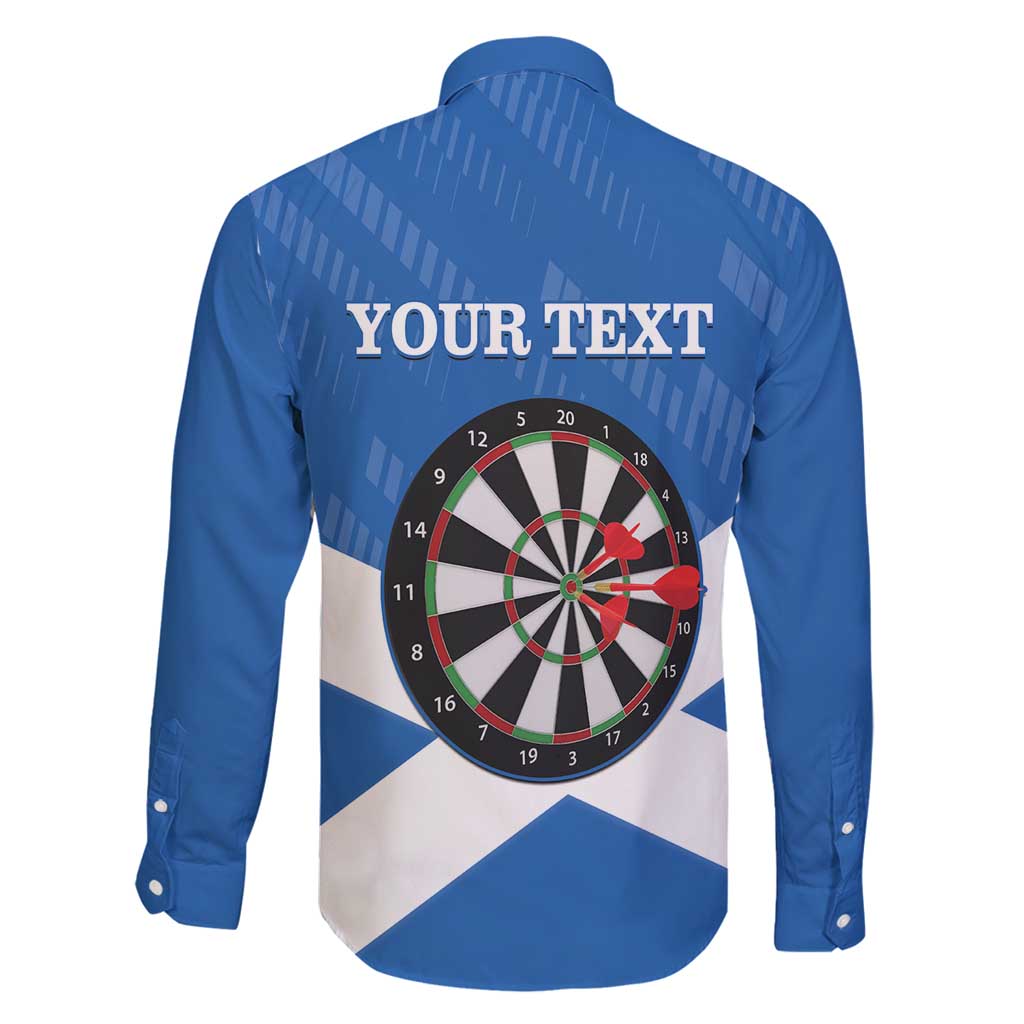 Personalised Scotland Darts Family Matching Off Shoulder Maxi Dress and Hawaiian Shirt Scottish Thistle - Flag Style - Wonder Print Shop