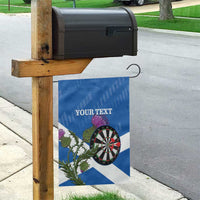 Personalised Scotland Darts Garden Flag Scottish Thistle - Flag Style - Wonder Print Shop