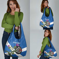 Personalised Scotland Darts Grocery Bag Scottish Thistle - Flag Style