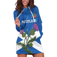 Personalised Scotland Darts Hoodie Dress Scottish Thistle - Flag Style - Wonder Print Shop