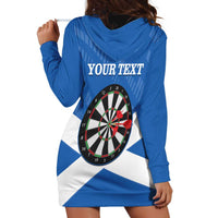 Personalised Scotland Darts Hoodie Dress Scottish Thistle - Flag Style - Wonder Print Shop